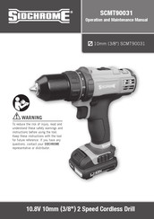Sidchrome SCMT90031 Operation And Maintenance Manual