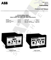 ABB 51E Series Instructions Manual