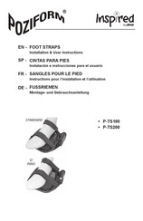 Inspired by drive Poziform P-TS100 Installation & User's Instructions