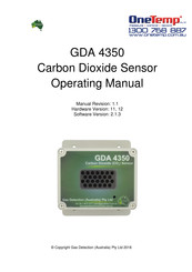 OneTemp GDA 4350 Operating Manual
