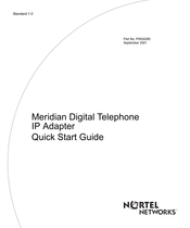 Nortel Meridian M2000 Series Quick Start Manual