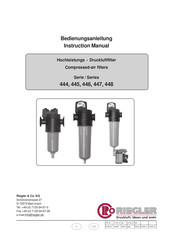 RIEGLER 444 Series Instruction Manual