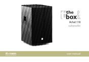 thomann the box pro Achat 118 User Manual