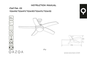 Qazqa Cool Fan 52 Instruction Manual