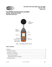 SKC SoundCHEK Operating Instructions Manual