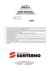 Santerno SINUS H Series User Manual