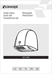 Concept2 VR 1600 Instructions Manual