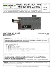 HeatStar JET20 Operating Instructions And Owner's Manual