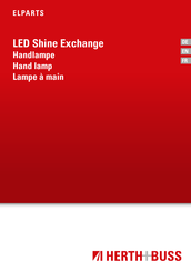 Herth+Buss ELPARTS LED Shine Exchange Operating Instructions Manual
