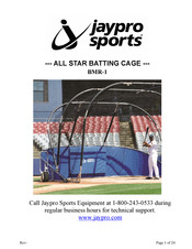 Jaypro Sports BMR-1 Manual