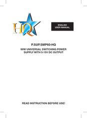 HQ P.SUP.SMP60-HQ User Manual