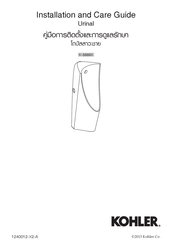 Kohler K-5889X Installation And Care Manual