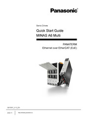 Panasonic MINAS A6 Multi Quick Start Manual