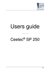 Ceetec SP 250 User Manual