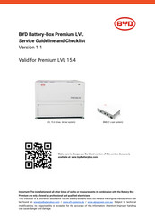 Byd Battery-Box Premium LVL Manuals | ManualsLib