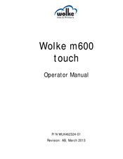 wolke m600 basic Operator's Manual