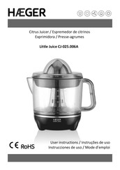 HAEGER Little Juice CJ-025 006A User Instructions