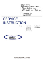 Fujitsu AO G18LBCB Series Service Instruction