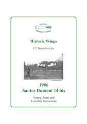 Aircraft in Miniature Limited Historic Wings Assembly Instructions Manual
