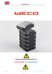 Weco UNIVERSAl 5K3LV Manual