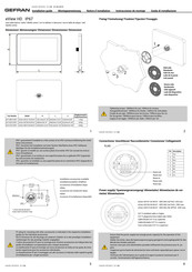 gefran eView HD IP67 Series Installation Manual