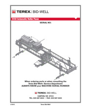 Terex BID-WELL 2450 Manual