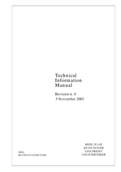 Caen N1145 Technical Information Manual