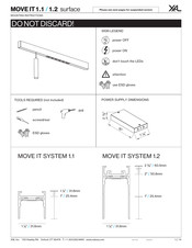 XAL MOVE IT 1.2 Mounting Instructions