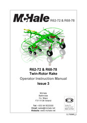 Mchale R62-72 Operator's Instruction Manual