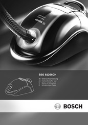 Bosch BSG 81266CH Instructions For Use Manual