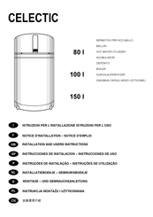 CELECTIC 100L Installation And User Instructions Manual