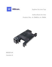 Hillrom A-70404 Instructions For Use Manual