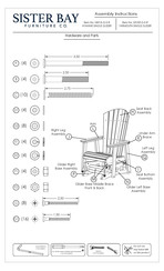 Sister Bay HYANNIS MHYA-G-S-R Assembly Instructions