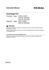 Teral CPF-B Instruction Manual