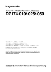 Magnescale DZ174-025 Instruction Manual