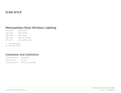 Savant 508.683.2500 Installation And Calibration