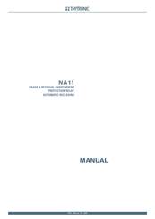 Thytronic NA11 Manual