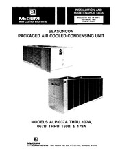McQuay SEASONCON ALP-159B-D Installation And Maintenance Data