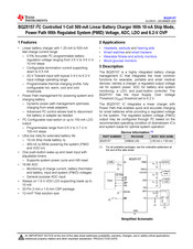 Texas Instruments BQ25157 Manual