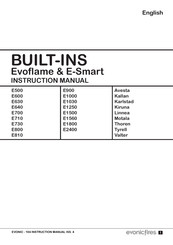 Evonic Fires E500 Instruction Manual