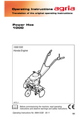 Agria 1000533 Operating Instructions Manual