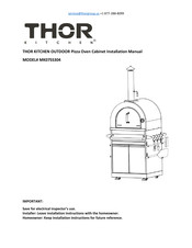 Thor Kitchen MK07SS304 Installation Manual