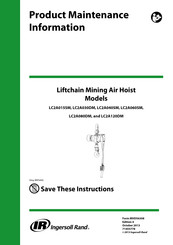 Ingersoll-Rand LC2A040SM Product Maintenance Information