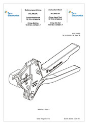 Tyco Electronics SOLARLOK 6-1579001-7 Instruction Sheet
