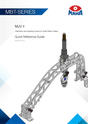 Maha MBT Series Quick Reference Manual