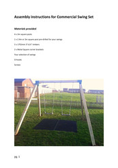 Ni Climbing Frames Commercial Swing Set Assembly Instructions