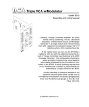 Paia 9710 Assembly And Using Manual