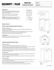Security + Stack On GC-500-5 Installation Instructions Manual