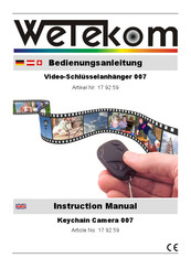 Wetekom 17 92 59 Instruction Manual