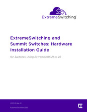 Extreme Networks ExtremeSwitching X450-G2 Series Hardware Installation Manual
